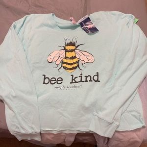 Light weight long sleeve crop t shirt